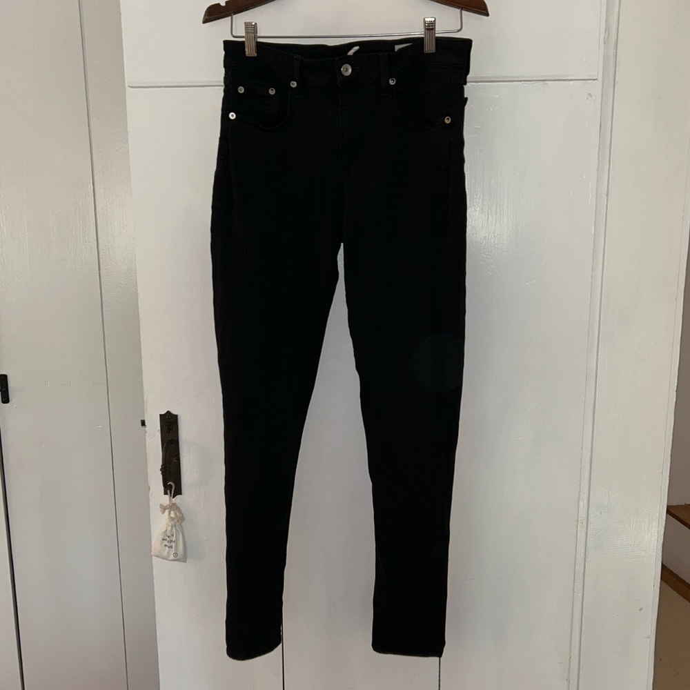 rag & bone Black Skinny Jean Size 31